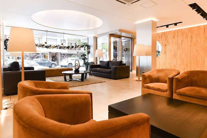 Interior entrance