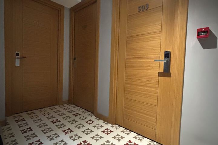 Interior entrance