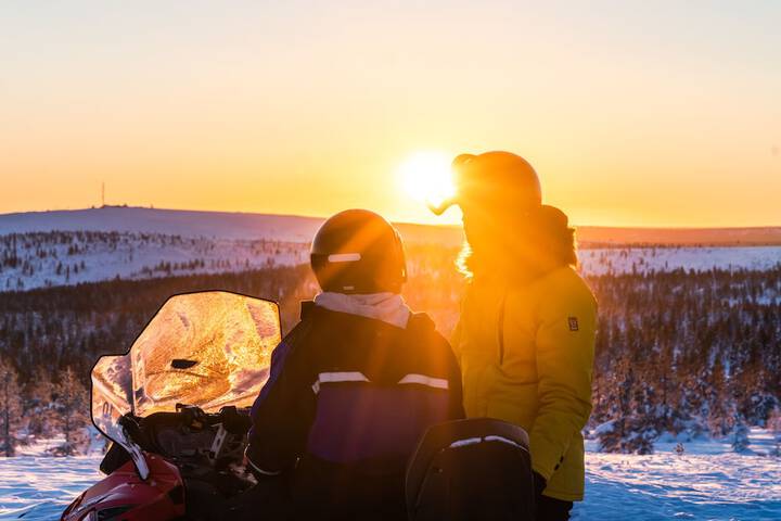 Snowmobiling