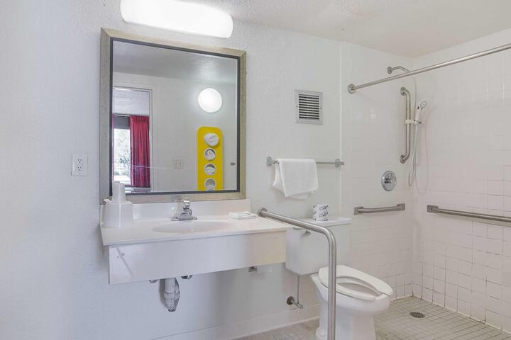 1 Queen Bed ADA Accessible Roll in Shower (26 of 34)