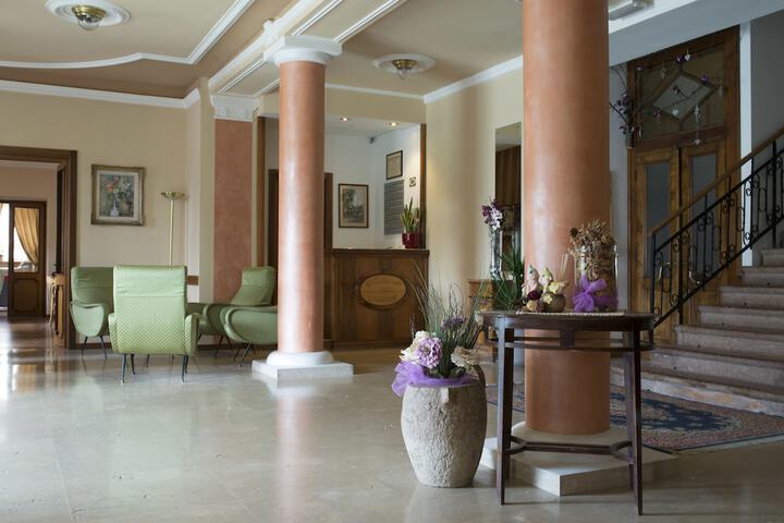 Interior entrance