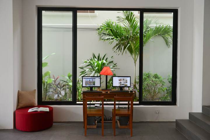 Interior entrance