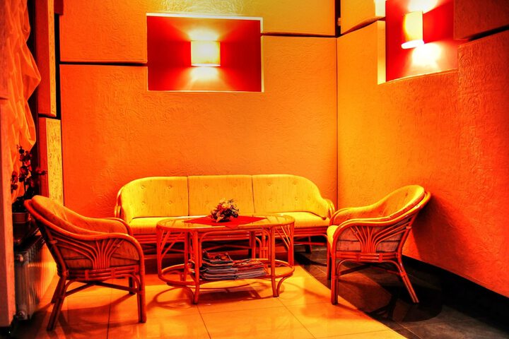 Lobby sitting area