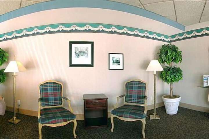 Lobby sitting area