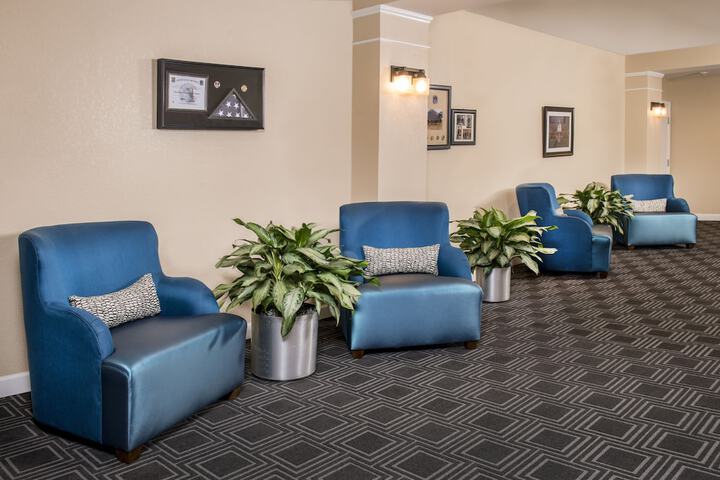 Lobby sitting area