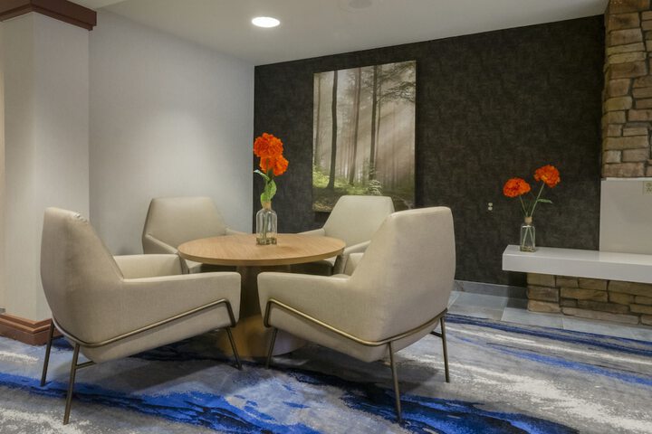 Lobby sitting area