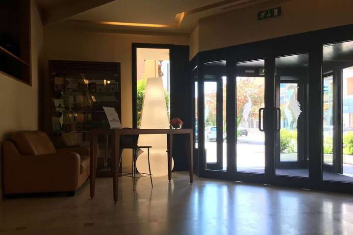 Interior entrance