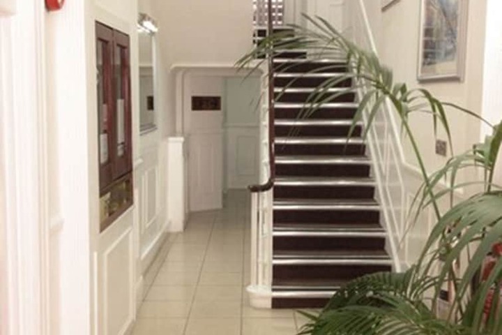 Interior entrance