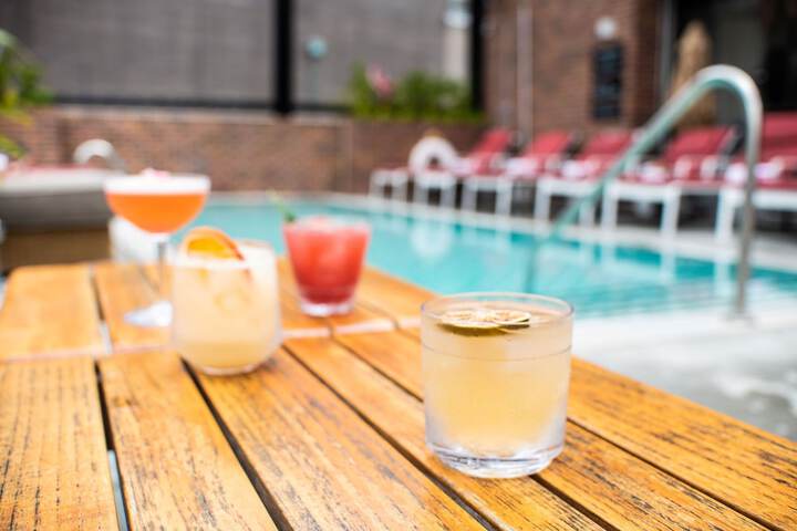 Rooftop pool