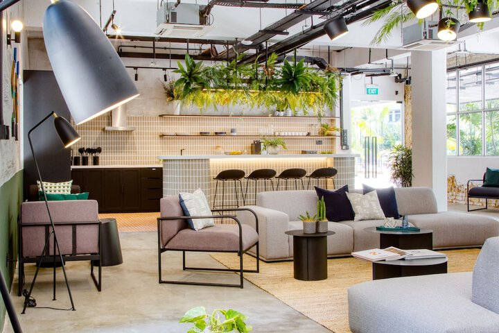 Lobby sitting area
