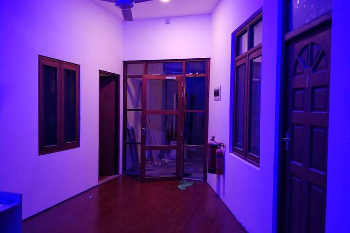 Interior entrance