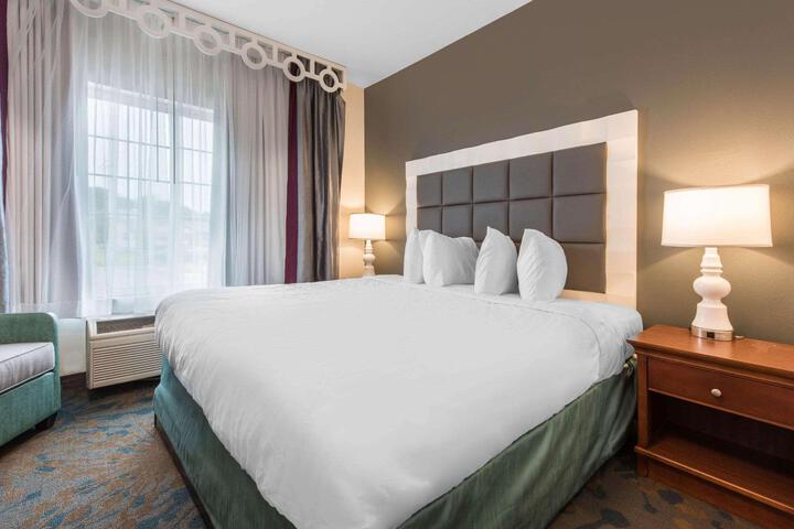 1 King Bed Communication Assistance Microwave, Refrigerator Walk in Shower Full Breakfast (1 of 8)
