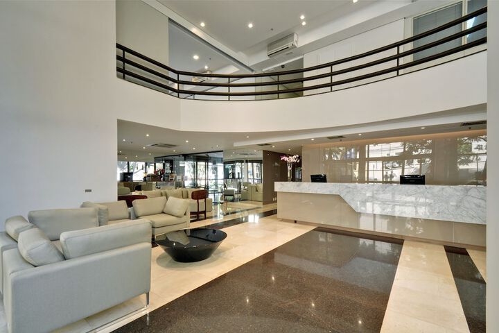 Interior entrance