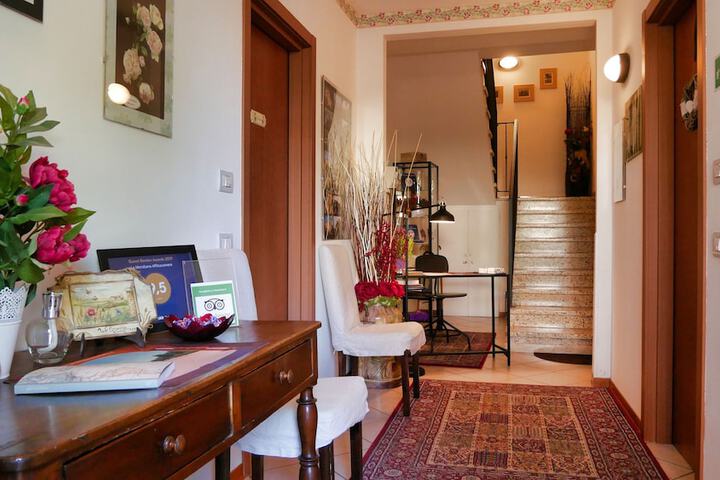 Interior entrance