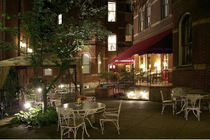 Front of property - evening/night