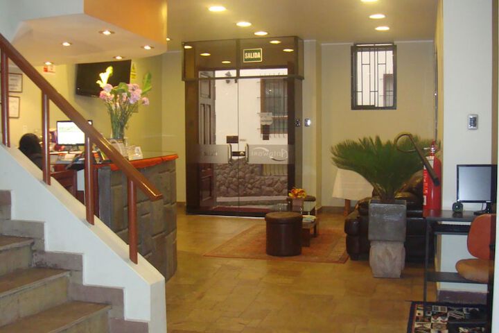 Interior entrance