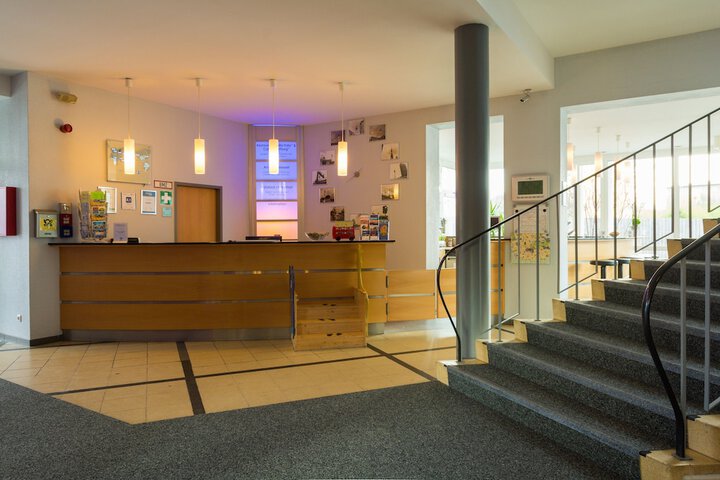 Interior entrance