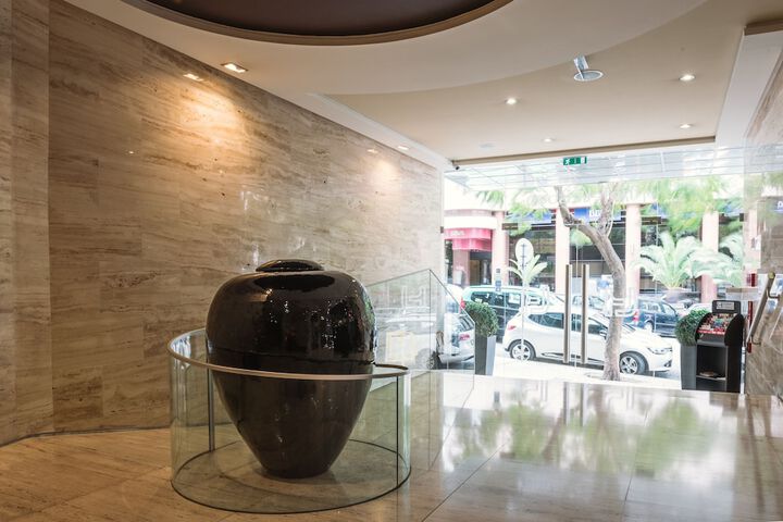 Interior entrance