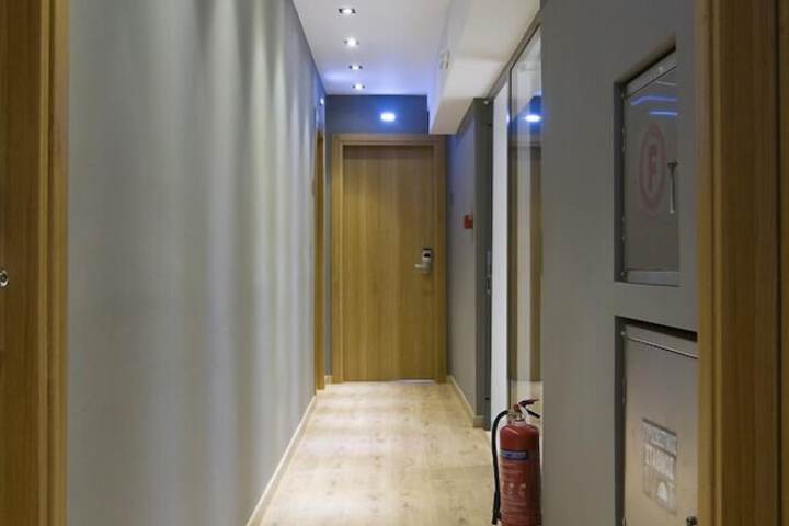 Interior entrance