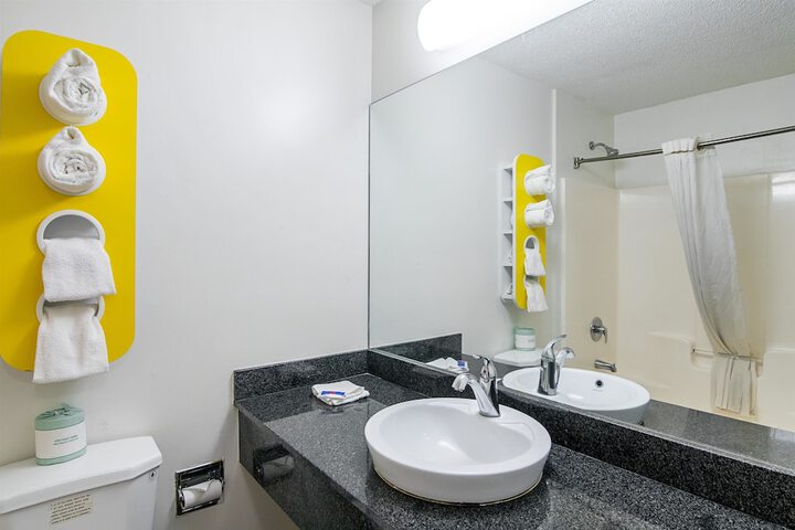 1 King Bed | Mobility Accessible Tub Micfridge (2 of 16)