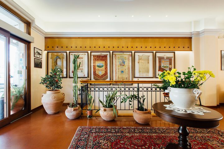 Interior entrance