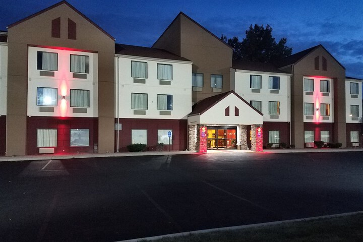 Front of property - evening/night