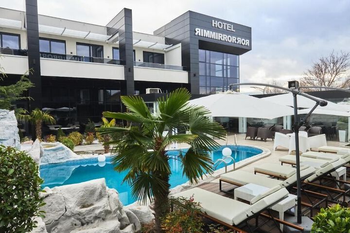 Exterior of Hotel Mirror Skopje