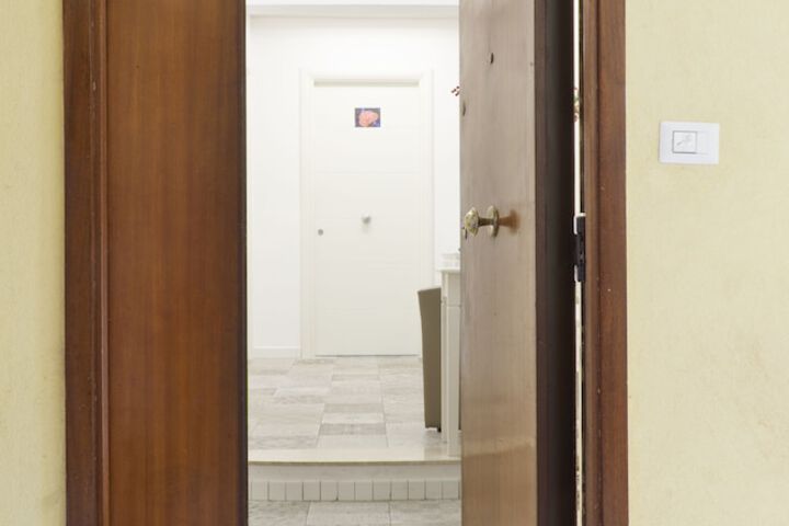 Interior entrance