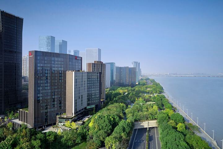 Exterior of Hangzhou Marriott Hotel Qianjiang