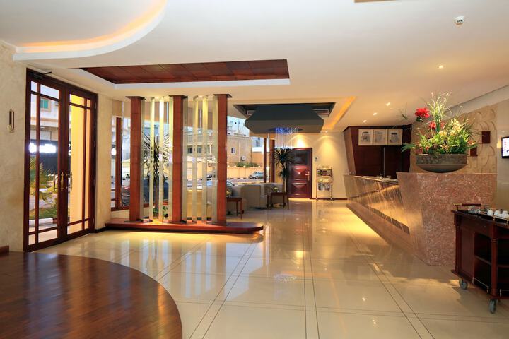 Interior entrance