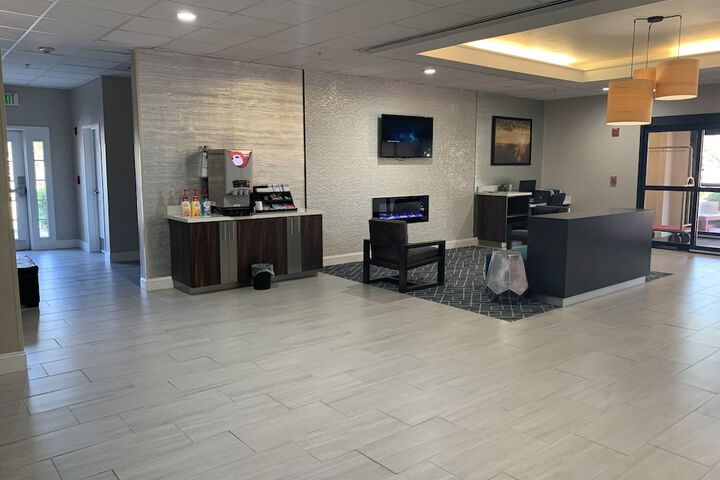 Lobby sitting area