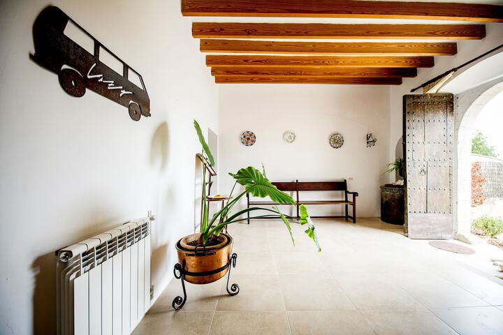 Interior entrance