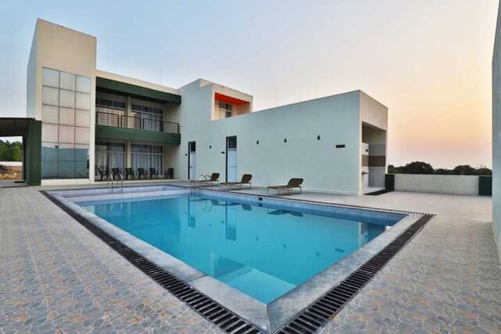 Exterior of Gir Athiz Resort With Swimming Pool