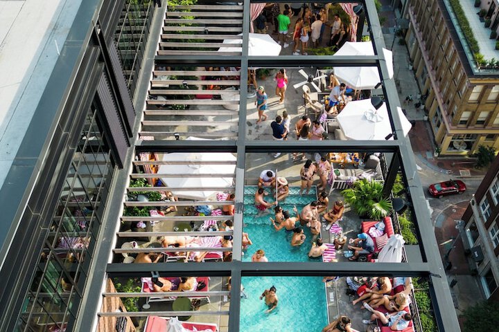 Rooftop pool