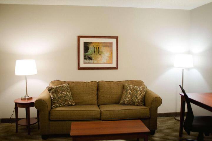 1 King Bed Microwave and Refrigerator Work Desk WiFi Full Breakfast (2 of 21)