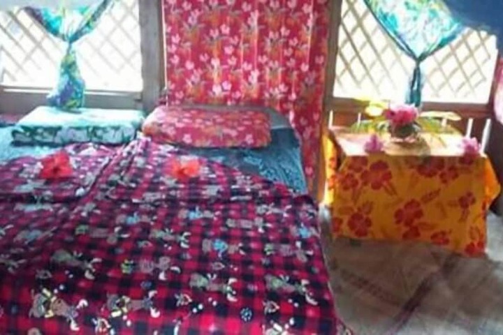 Red lava show lodge in Tanna Island