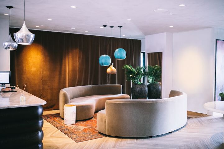 Lobby sitting area