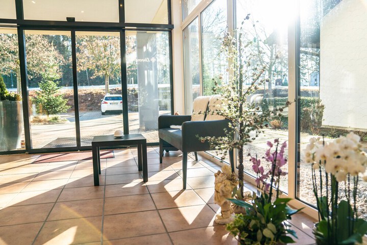 Interior entrance