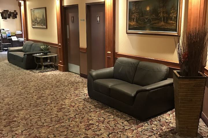 Interior entrance