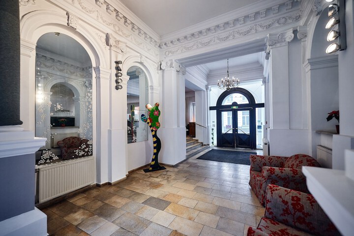 Interior entrance