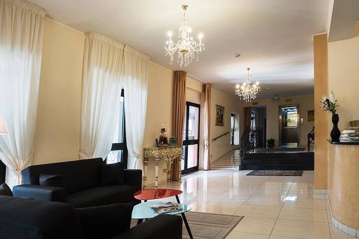Interior entrance