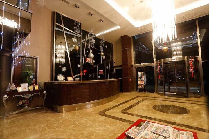Interior entrance