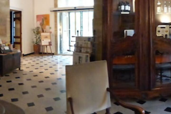 Interior entrance
