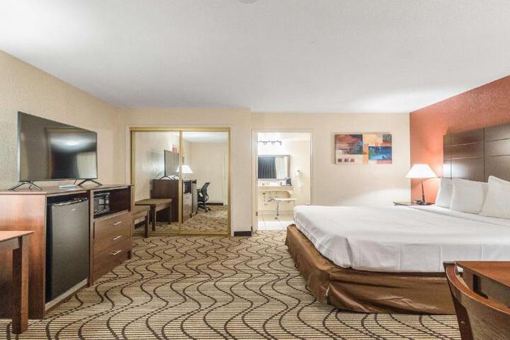 1 Queen Bed Work Desk Microwave and Refrigerator Full Breakfast (3 of 13)