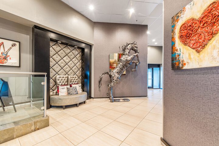 Lobby sitting area