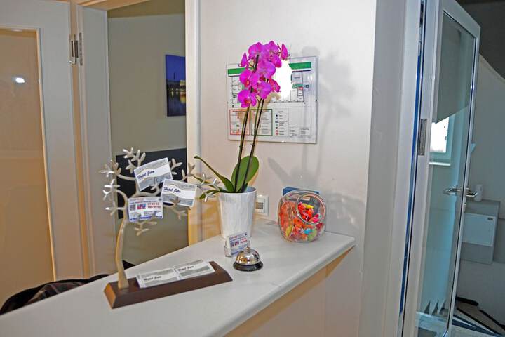 Interior entrance