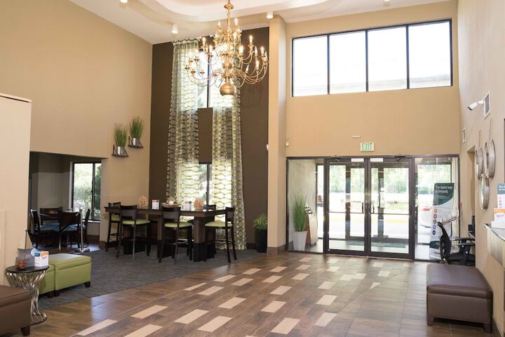 Interior entrance
