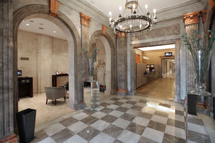 Interior entrance