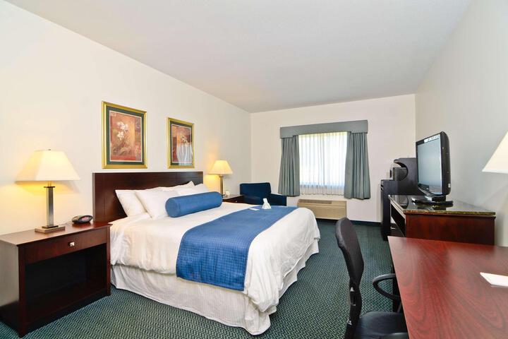 Suite 1 King Bed Microwave and Refrigerator Work Desk WiFi Full Breakfast (5 of 7)