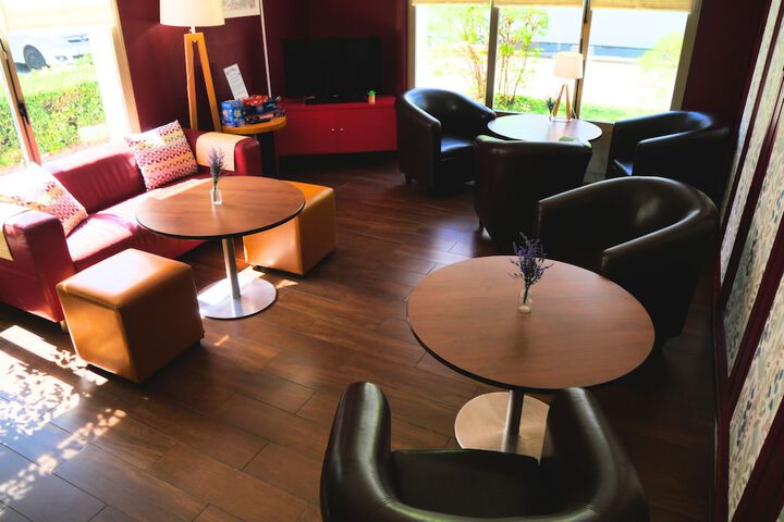 Lobby sitting area